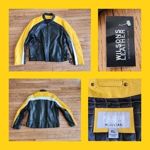 Mens Wilson's Vintage Leather Coat Size XL *NWT*